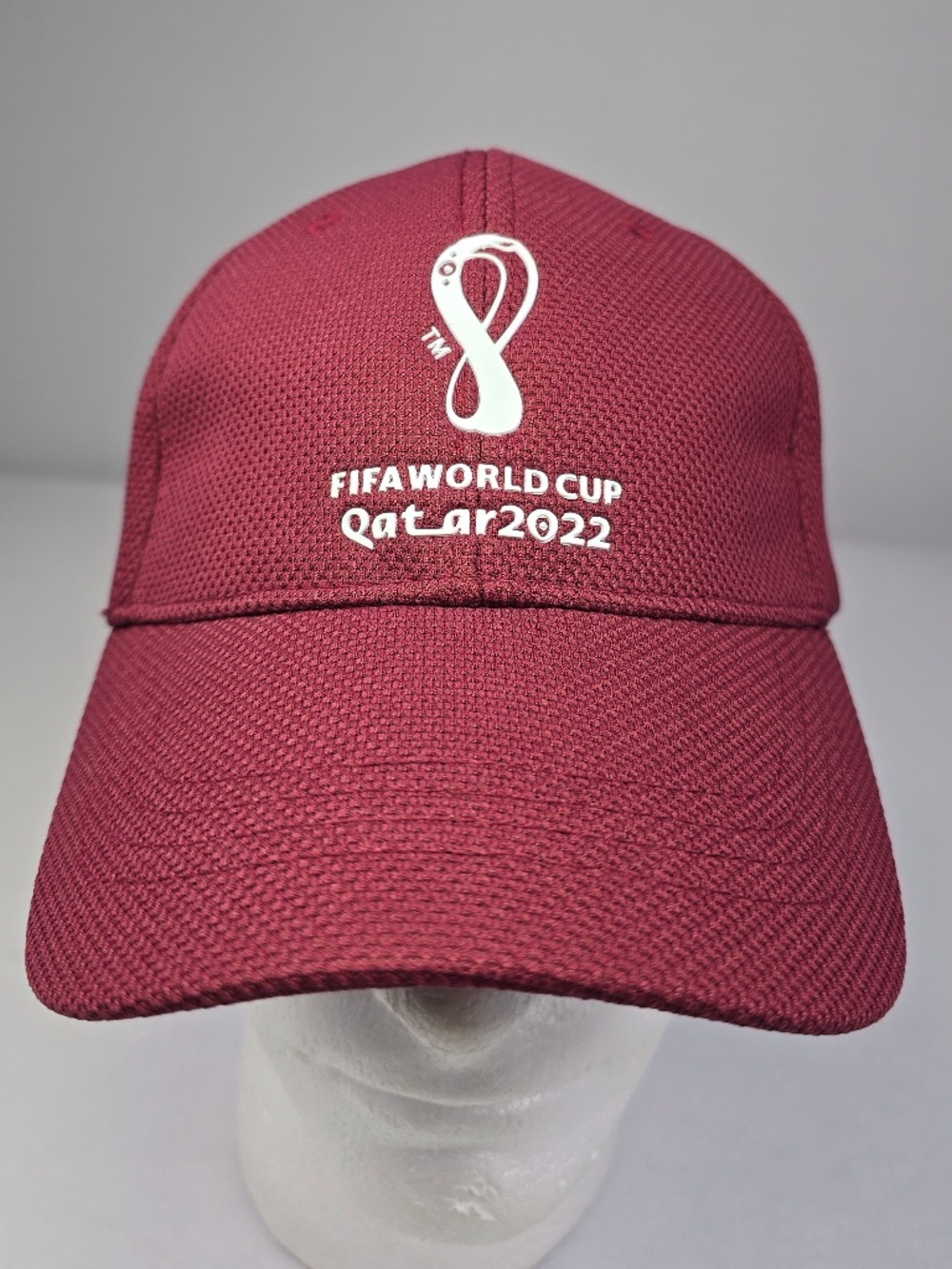 FIFA World Cup Qatar 2022 Official Licensed Cap Size Large - Maroon - NWOT